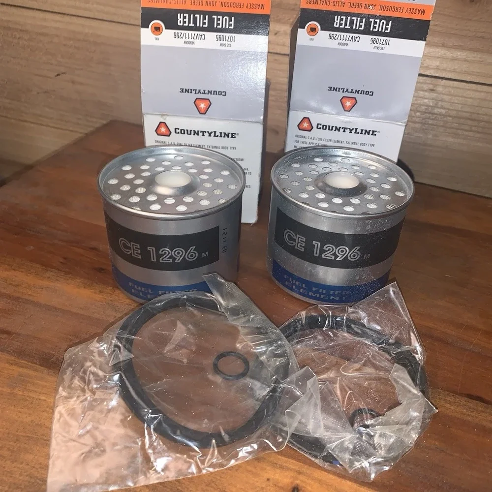 Pair Of Fuel Filters TSC 1071095 John Deere Massey Ferguson Allis-Chalmers IH